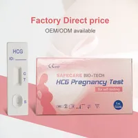 Ein Schritt Hcg Schwangerschaft Urin Kassetten test Mid stream Hcg Schwangerschaft stest