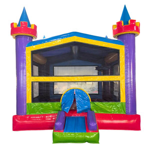 Château <span class=keywords><strong>gonflable</strong></span> avec toboggan aquatique extérieur, pour usage commercial - Product Image 1