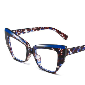 Marcas diseñador <span class=keywords><strong>Retro</strong></span> personalizado Tr90 Anti luz azul ordenador negro China venta al por mayor ojo de gato gafas ópticas marco 2024 - Product Image 4