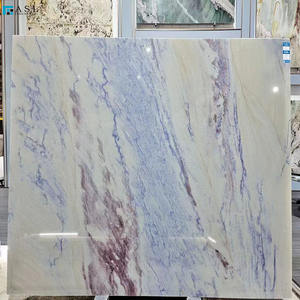 Cuarzo Azul Natural Translúcido, Losa de Cuarzo para Decoración de Paredes, Barra, Encimera Personalizada - Product Image 1