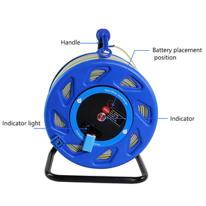 مؤشر عمق محمول صناعي من شينغكايда، مقاوم للماء، مصنوع من الفولاذ المقاوم للصدأ 304، بدقة 0.5 مم، متوفر بأطوال 50م/100م/200م/500م لقياس مستوى عمق الآبار - Product Image 1