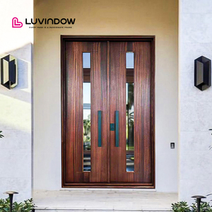 Puerta Principal <span class=keywords><strong>de</strong></span> Madera Sólida <span class=keywords><strong>de</strong></span> <span class=keywords><strong>Diseño</strong></span> Moderno <span class=keywords><strong>para</strong></span> Villa en EE. UU., <span class=keywords><strong>Puertas</strong></span> <span class=keywords><strong>de</strong></span> Entrada Pivotantes <span class=keywords><strong>de</strong></span> Aluminio <span class=keywords><strong>para</strong></span> Casa, Marca Luvindow - Product Image 1