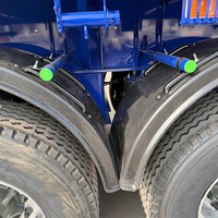 Remorque Plateforme à Trois Essieux, Structure Stable à Plateau pour le Transport de Conteneurs, Tuyaux et Bobines d'Acier