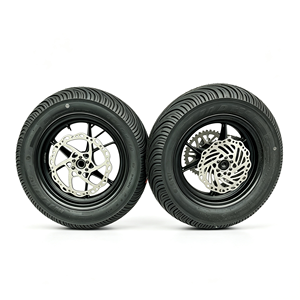 Kit complet <span class=keywords><strong>de</strong></span> roues Supermoto Sur-Ron Hyper Bee 10 pouces, <span class=keywords><strong>jantes</strong></span> CNC MT10, pneus <span class=keywords><strong>de</strong></span> course Kenda semi-slicks à traction droite, équilibrées - Product Image 6