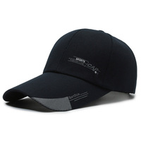 Gorras de Béisbol de Lona con Visera Extendida para Primavera/Verano, Protección Solar, Modelo con Letras, para Pesca