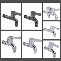 Robinet de machine à laver avec logo personnalisé OEM, 1/2 pouce, laiton, extérieur, jardin, robinet d'eau à ouverture rapide, robinet, grifo