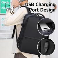 Sac à dos multifonctionnel USB portable grande capacité, extensible, imperméable, pour les loisirs, les voyages et le tourisme en plein air - Vente flash