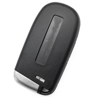 Coque de clé de voiture intelligente à 3 boutons avec lame de remplacement pour télécommande pliable