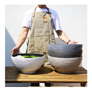 Grand récipient de nénuphar épaissi résine marbre Texture jardinière hydroponique grand bol de jardin Micro paysage Pot succulent - Product Image 6