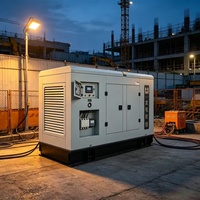 Générateur diesel refroidi par eau monocylindre SinoShine 8KW 10KVA triphasé avec câblage tout cuivre et sortie 12V DC