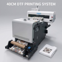 Imprimante DTF HANYING HY-4002A 400 mm avec deux têtes Epson I3200-A1 et secoueur de poudre automatique pour transferts sur T-shirts, vêtements et films PET