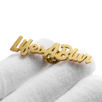 Logo d'usine OEM haute couture broche/épinglette en acier inoxydable et métal découpé