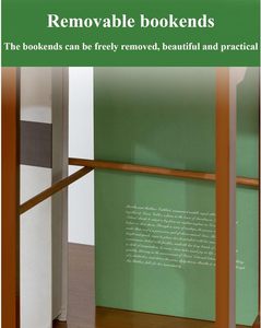 Combohome Bamboo Rotating Bookshelf Wooden <strong>Bookcase</strong> for Home <strong>Decor</strong> Modern Bookshelves - Product Image 3