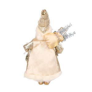 Nouvel Arrivage 45CM Champagne Noël Père Noël Ornements Debout <span class=keywords><strong>Noel</strong></span> Papa Intérieur Cloche Figurines Idéal Décorations De Noël - Product Image 2