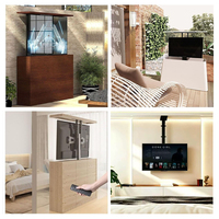Soporte Motorizado Giratorio Inteligente y Moderno para TV con Altura Ajustable y Control por Aplicación