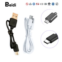Câble en silicone USB TYPE-C BEIDI, faisceau de câbles, prend en charge la charge et le transfert de données jusqu'à 5V 2A pour les appareils électroniques