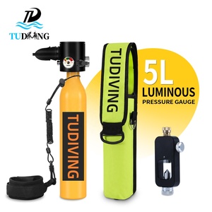 TUDIVING 0.5L <span class=keywords><strong>Bouteille</strong></span> d'aluminium <span class=keywords><strong>de</strong></span> <span class=keywords><strong>plongée</strong></span> en gros <span class=keywords><strong>avec</strong></span> corde <span class=keywords><strong>de</strong></span> sécurité, petit sac à dos portable, réservoir d'air pour <span class=keywords><strong>plongée</strong></span> sous-marine - Product Image 1