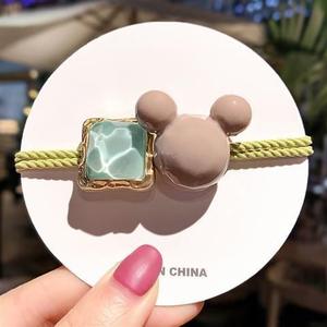 新しい漫画の女の子の弾性ヘアバンドファッションポニーテールホルダーヘアロープ甘いスタイルのヘッドバンドヘアアクセサリー子供のヘッドアドレス - Product Image 2