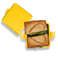 Machine à sandwichs/gaufres/toasties multifonctionnelle en silicone écologique, alimentation manuelle pour micro-ondes domestique – Meilleure vente