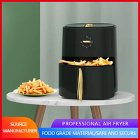 Offre Spéciale multi-fonction Airfryers Électrique Chaude Profonde 220v lumière De Base de Soie Corps En Acier Inoxydable Logo Puissance Surface Plug Rohs
