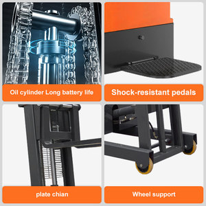 1.5T <span class=keywords><strong>2t</strong></span>容量3米提升电动助力平衡式托盘堆垛机存储使用 - Product Image 3