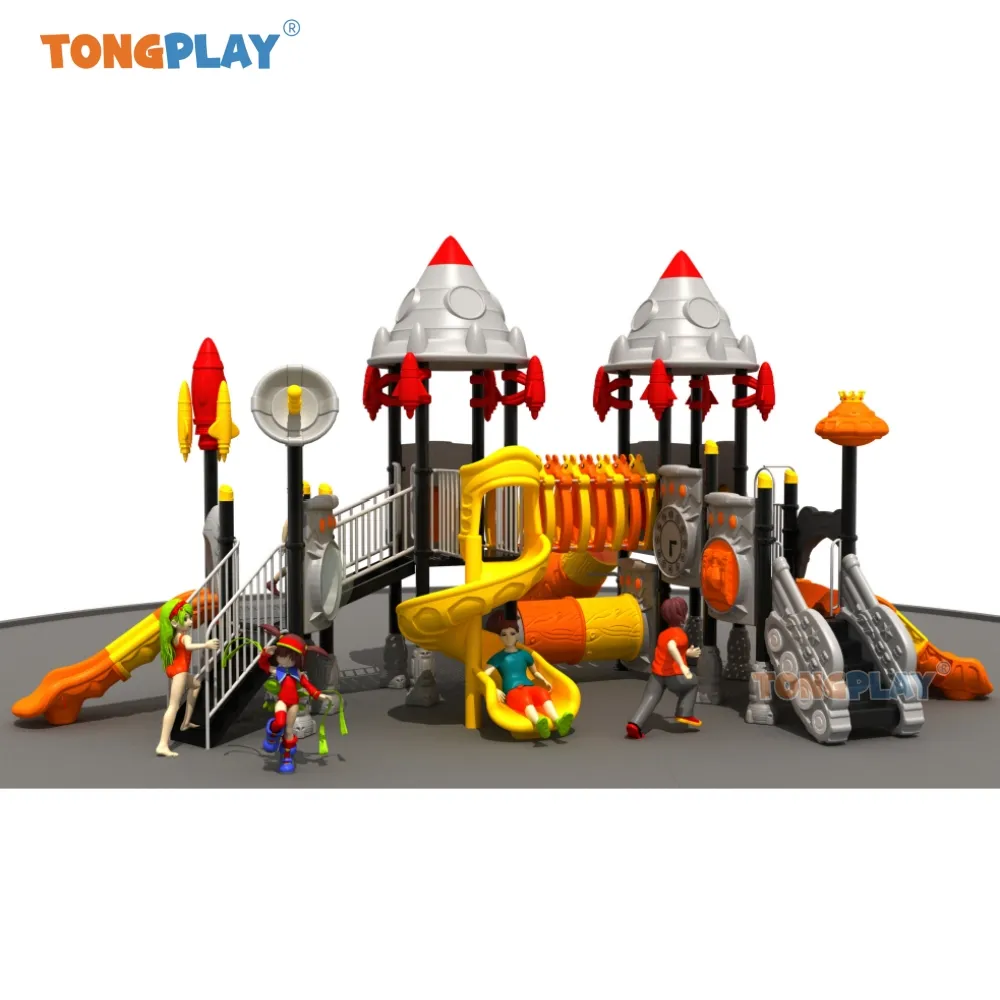 Theme Park Plastic Slide Climbing Outdoor Kids Playground Large Combination Plastic Playground Outdoor Kids Amusement Play Park