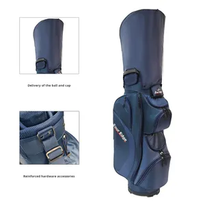 Bolsa de Golf de Nailon Ultraligera y Portátil con Cierre de Cremallera con Diseño Personalizado, 9.5x35 Pulgadas, Impermeable, para Juego Completo de Palos - Product Image 4