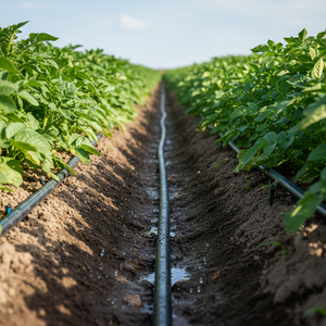 Système d'irrigation <span class=keywords><strong>goutte</strong></span> <span class=keywords><strong>à</strong></span> <span class=keywords><strong>goutte</strong></span> haute performance avec <span class=keywords><strong>tuyau</strong></span> plat en PE |   Système d'irrigation <span class=keywords><strong>goutte</strong></span> <span class=keywords><strong>à</strong></span> <span class=keywords><strong>goutte</strong></span> pour jardins, idéal pour les exploitations agricoles de deux acres, pour pommes de terre, arbres fruitiers et oignons - Product Image 2