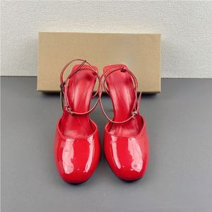 Giày cao gót nữ mùa hè 2025 kiểu Hàn Quốc, thiết kế mới nhất, dây đeo đính đá, màu sắc tương phản - Product Image 5