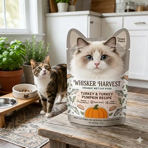 Sacs d'emballage pour aliments pour animaux de compagnie en forme d'animaux mignons, sachets personnalisables de qualité alimentaire pour friandises et aliments humides pour chiens/chats - Product Image 4