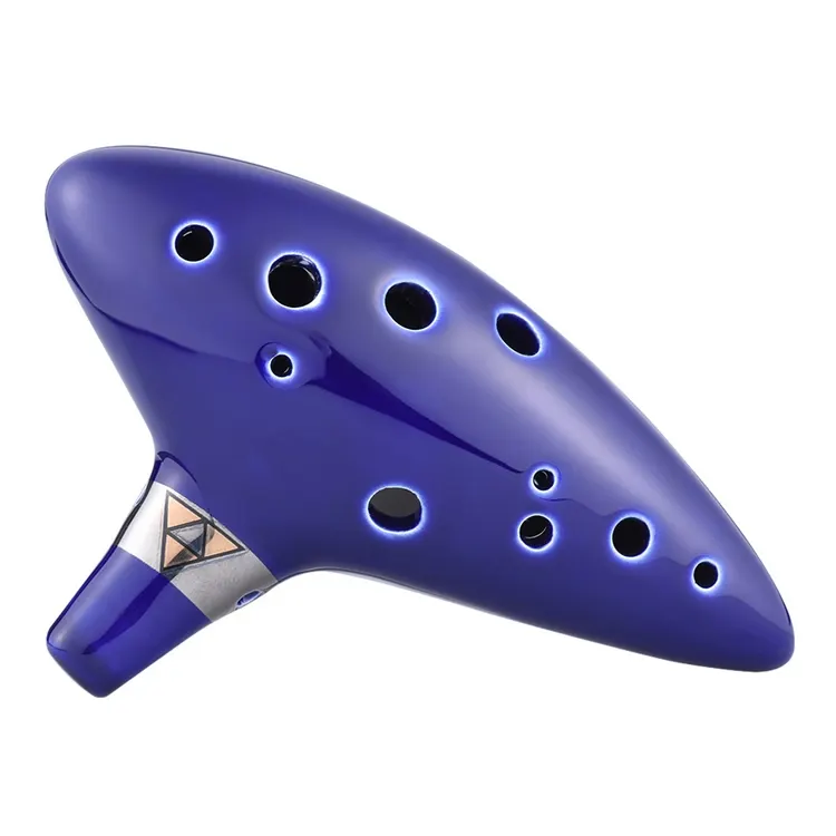 12 fori Ocarina ceramica contralto C nave flauto a vento strumento musicale flauto