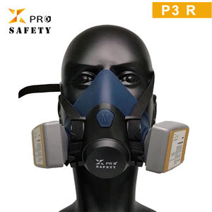XPRO/ODM XPOF94 Einweg-Doppelfilter Anti-Staub Halbgesichts-Atemschutzmaske P3 R Glasfaser Aktivkohle-Kartuschen Haut - Product Image 2