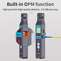 OrienTek TFI-45 – Identificateur de fibre optique avec OPM, VFL et LED intégrés, détecteur de trafic optique en direct (OFI), testeur de câbles à fibres optiques pour FTTH