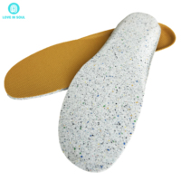 Loveinsoul Mousse de PU recyclée à cellules ouvertes Absorption d'humidité Semelle intérieure respirante Semelles de sport à rebond élevé Semelle intérieure de confort ultime