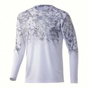 Ropa deportiva de microfibra de poliéster 100% de alta calidad, camisas de pesca UPF 50 a prueba de viento, transpirable, cómodo, estampado de talla grande rápido - Product Image 1