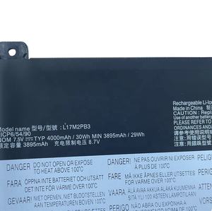 แบตเตอรี่แล็ปท็อป L17M2PB3 2เซลล์สำหรับ <span class=keywords><strong>Lenovo</strong></span> <span class=keywords><strong>V330</strong></span>-15IKB V530-<span class=keywords><strong>14IKB</strong></span> V530-15IKB มีสินค้าในสต็อก - Product Image 3