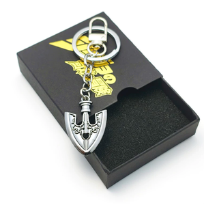 Llaveros Metálicos Personalizados Creativos con Logotipo <span class=keywords><strong>de</strong></span> Empresa, Diseño 2D y 3D, Letras <span class=keywords><strong>de</strong></span> Dibujos Animados Fundidas a Presión, Esmalte Duro, Llaveros <span class=keywords><strong>JOJO</strong></span> al por Mayor - Product Image 5