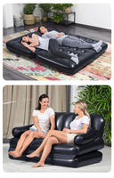 Chaise gonflable pliable moderne en PVC Chaises doubles et canapés Canapé de piscine Vente en gros pas cher
