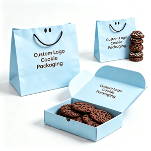 Boîte à <span class=keywords><strong>donuts</strong></span> en carton biodégradable, emballage alimentaire, pâtisserie, macarons, emballage personnalisé pour biscuits sucrés avec logo - Product Image 3