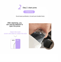 Nettoyeur de peau électrique ultrasonique personnalisé avec logo, pour éliminer les points noirs, nettoyage en profondeur, hydratant, lifting, masseur facial