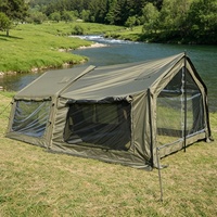Tente de camping gonflable, spacieuse, imperméable, résistante au vent, abri portable pour la randonnée en plein air, tente de glamping BC Ridge, 4 saisons, PVC