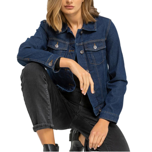 Chaqueta vaquera para mujer, estilo casual y urbano, hecha con denim premium y ajuste cómodo. - Product Image 1