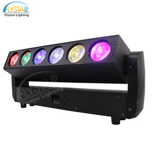 Mới Nhất Nigh Club Dj Chiếu Sáng 6*40 Wát Led RGBW 4in1 Pixel Beam Bar Zoom Rửa Di Chuyển Head - Product Image 1