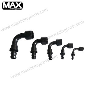 AN4 an6 an8 AN10 AN12 0 45 90 180 độ Hợp kim nhôm đẩy vào nhiên liệu dầu khí dòng ống Ống kết thúc một phù hợp Push-On Adapter - Product Image 2