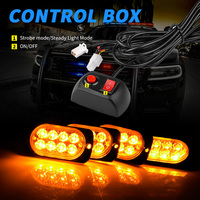 DXZ DC12V LED-Blitzwarnleuchte-Kit für Auto-Außen-/Anhänger-Van-CE-zertifiziertes Nachrüst-Upgrade Universal ausstattung