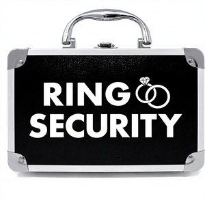 Maletín <span class=keywords><strong>de</strong></span> Seguridad Personalizado <span class=keywords><strong>de</strong></span> 10 Pulgadas RING LEGEND para Anillos <span class=keywords><strong>de</strong></span> Boda con Compartimentos Acolchados para Niños - Diseño <span class=keywords><strong>de</strong></span> Agente Especial <span class=keywords><strong>de</strong></span> 8 Pulgadas - Product Image 1