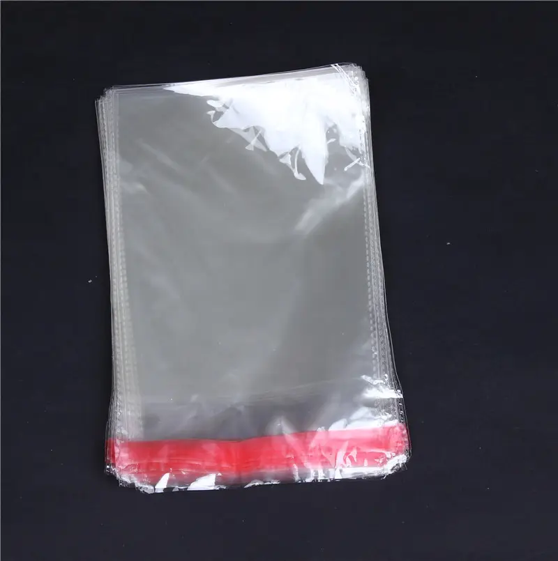 Bolsa de plástico transparente para CD y DVD, bolsa autoadhesiva opp, embalaje de sellado, barata