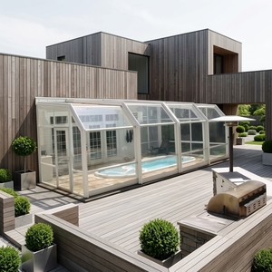 <span class=keywords><strong>Terrasse</strong></span> extérieure en aluminium moderne de Chongqing avec cadre en alliage d'aluminium <span class=keywords><strong>et</strong></span> verre trempé, <span class=keywords><strong>isolation</strong></span> élevée, écologique, résidentielle - Product Image 1