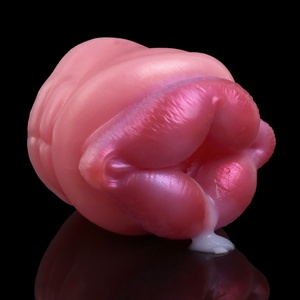 GEEBA Stimulateur de gland vibrant coloré en forme d'animal, masseur de prostate pour plaisir masculin, masturbateur d'exercice, jouets sexuels souples, prix de gros - Product Image 1