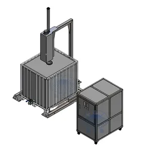 Sistema de limpieza semiautomático IBC, contenedores de alta presión